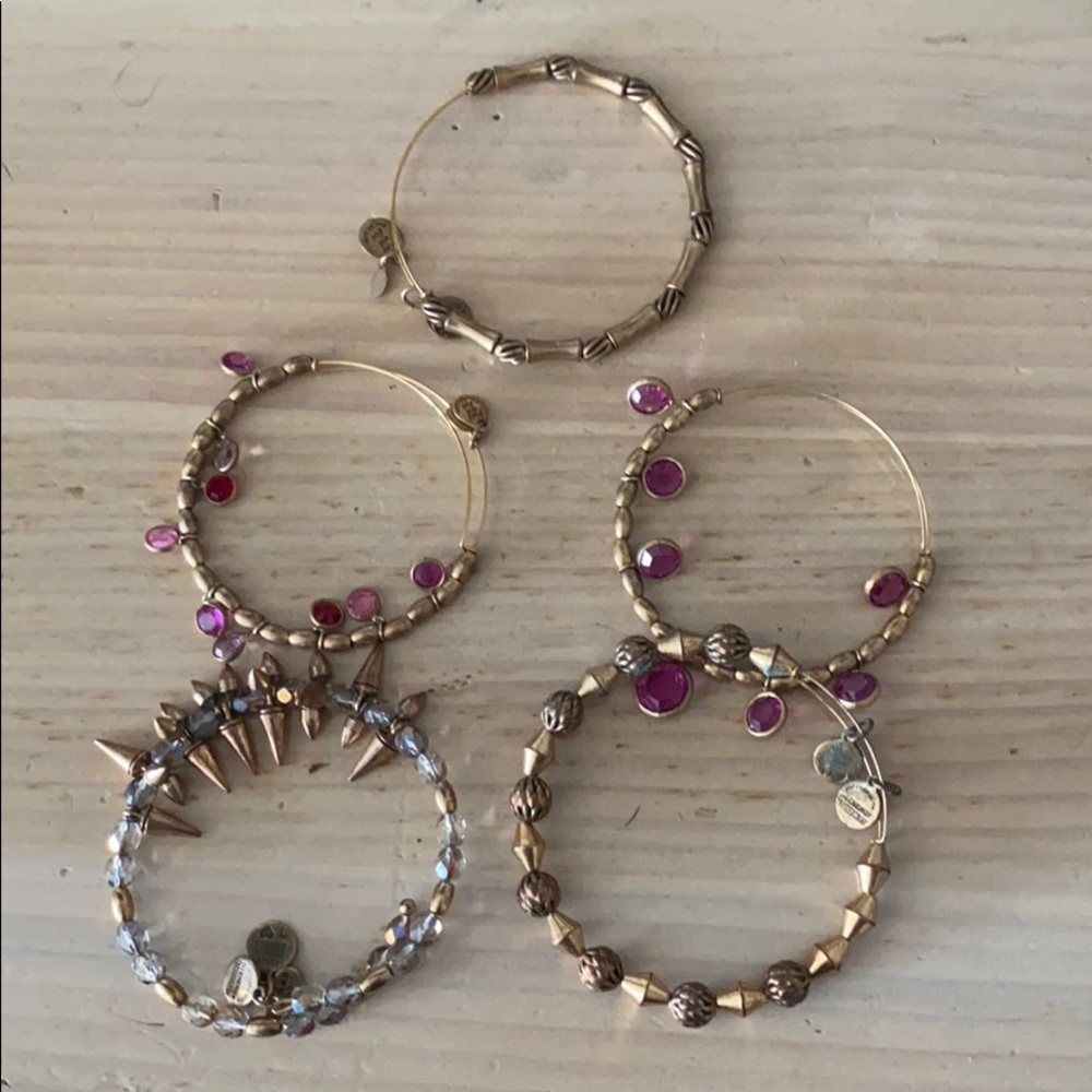 Alex and Ani set of bracelets